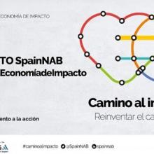 Cartel manifiesto SpainNAB por la Economía de Impacto en España